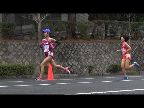 2018.1.14 都道府県対抗女子駅伝 4区 大阪・長野・長崎通過 廣中 璃梨佳さん 7人抜き &amp; 区間新