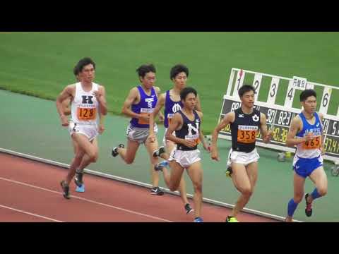 関東インカレ 男子1部800ｍ予選3組 2018.5.26