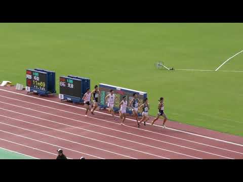 男子800m予選2組　U20日本選手権R01