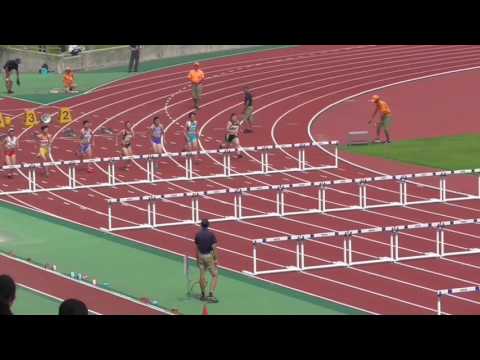 H29長野県選手権　女子100mH決勝（創造学園　麻原）