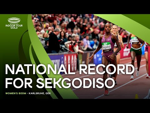 South African record for Prudence Sekgodiso 👏 | World Indoor Tour 2025