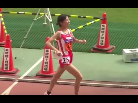 2015日本インカレ陸上 女子10000m競歩 決勝　(8000m〜）五藤怜奈