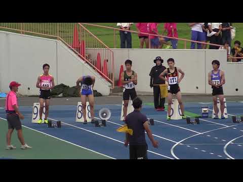 男子2年100m決勝 11秒25*大会新 奈良県中学校総体陸上 2019.7.23