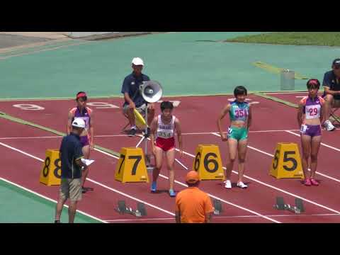 H30　千葉県国体最終　少年B女子100m　決勝