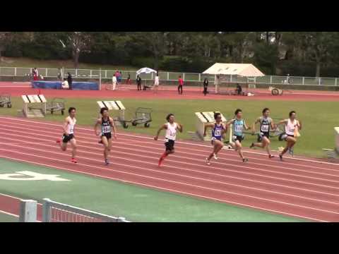 2016東海学生春季 男子100m予選 8