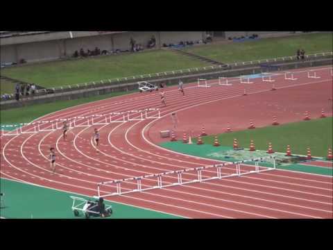 黒岩星紗碧選手（高知県記録保持者）少年女子A　400mハードル決勝’1分01秒70’～国民体育大会　高知県選考会～