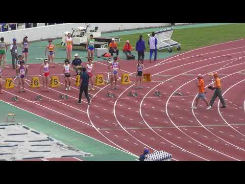 H30　千葉県高校総体　女子100m　予選7組