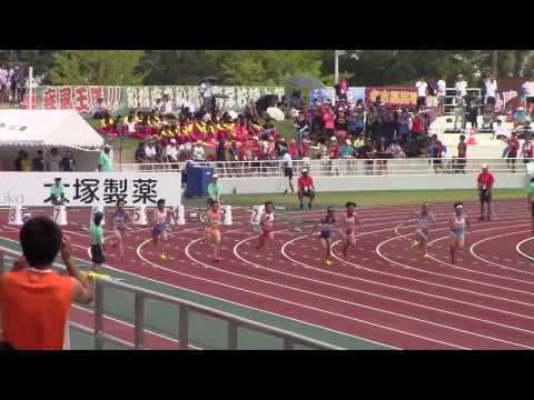 2015 和歌山インターハイ陸上 女子100m 予選2