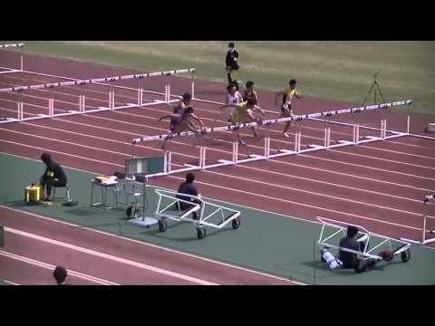 2016大阪インカレ　男子110ｍＨ　予選　第2組