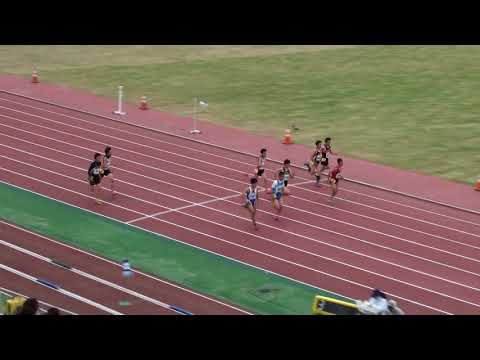 2018 第1回県記録会 中学男子100m14組