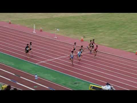 2018 第1回県記録会 中学男子100m14組