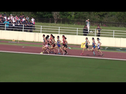2017 茨城県高校総体陸上 男子1500m決勝