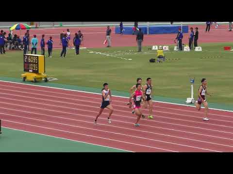 2018 東北高校陸上 男子 200m 予選3組