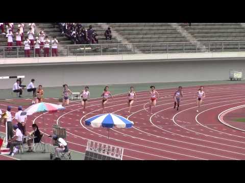2015 西日本インカレ陸上 女子200m 準決勝3