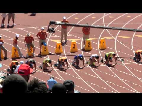 20150328Texas Relays Men&#039;s 100m Invitational　桐生9秒87（追3.3）