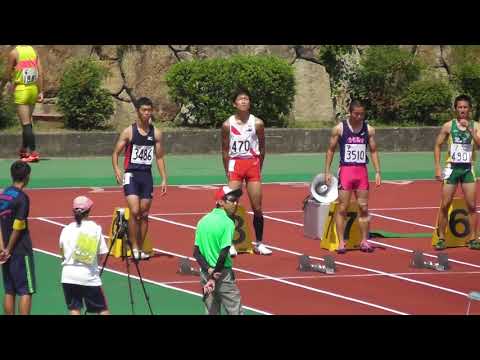 2017京都高校ユース陸上　1年男子100m決勝