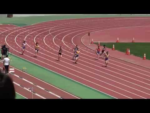 2018 茨城県高校総体陸上 県北地区女子200m決勝