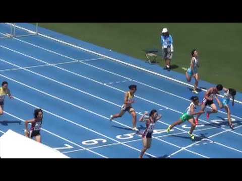 関東中学陸上2016 共通女子100mH決勝
