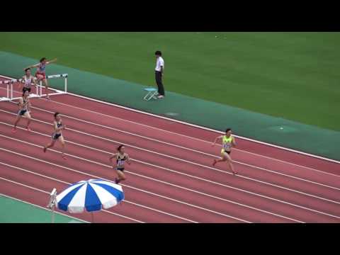 高女 共400mH 決勝_2017福岡県高校学年別選手権