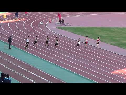 2019 第1回県記録会 中学男子100mタイムレース10組
