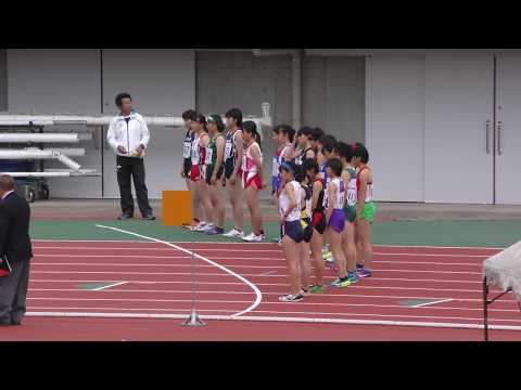 20170518群馬県高校総体陸上女子1500m予選1組