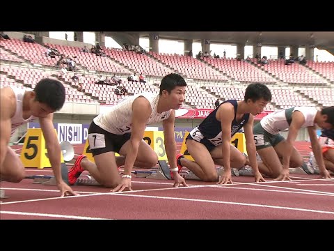 【第104回日本選手権】 男子 100ｍ 予選4組