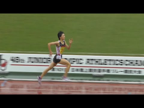 H29　ジュニアオリンピック　A女子3000m決勝　優勝　不破聖衣来