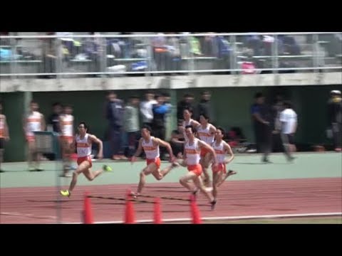 第27回群馬大学競技会2018.4.1 男子100m3組