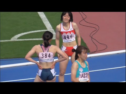 森山静穂 女子400ｍ決勝　日本学生個人陸上2022.4.16