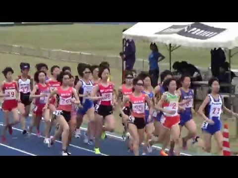 日体大長距離記録会 女子3000m 4組 2016/04/23