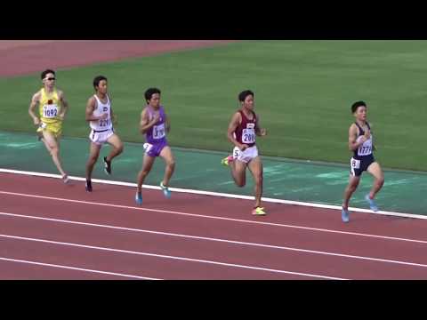 平成 30 年度第 1 回学連競技会　男子800ｍ９組