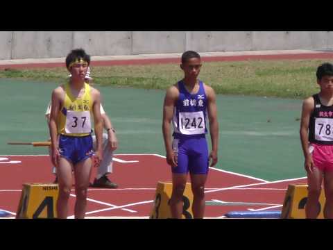 20170519群馬県高校総体陸上男子100m予選3組