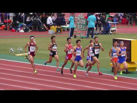 2018 東北高校陸上 男子 800m 準決勝1組