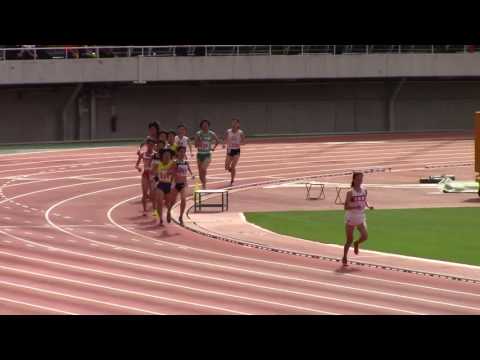 2017 西日本インカレ陸上 女子1500m 決勝