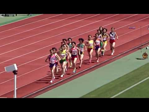 第70回京都府高等学校陸上競技対校選手権大会　女子1500ｍ予選1組
