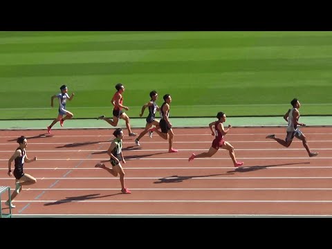 予選 A男子100m エコパトラックゲームズ陸上2023