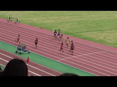 2018 茨城県高校個人選手権 1年男子100m予選7組