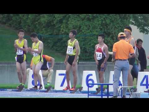 男子C100m決勝_第19回北海道ジュニア陸上競技選手権20170903