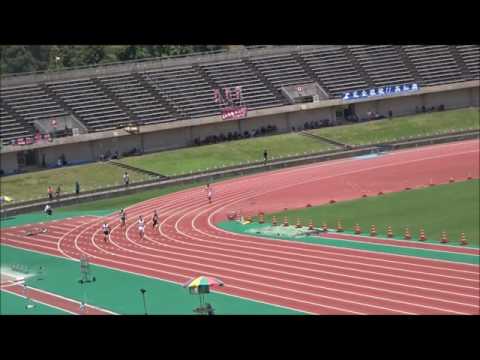 成年男子400m予選1組目、藤堂誉志（中央大）49秒97　～国民体育大会　高知県選考会～