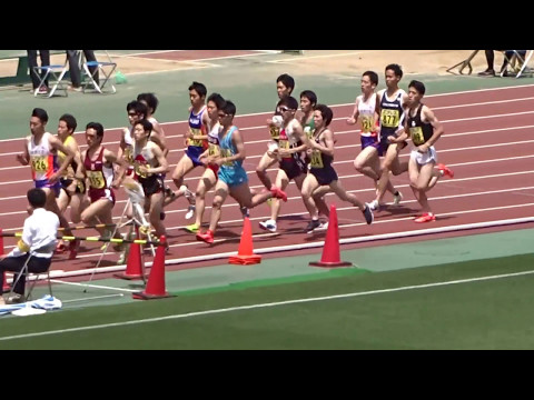第94回関西学生陸上競技対校選手権大会　男子2部1500ｍ予選2組