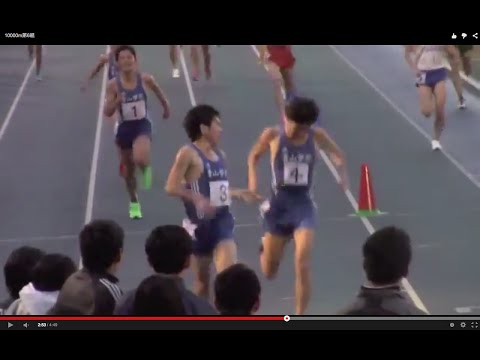2015.4.25日体大記録会 男子 10000m第6組　青山学院大学勢