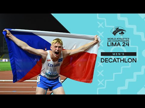 🇨🇿&#039;s Jarvinen smashes decathlon championship record | World Athletics U20 Championships Lima 24