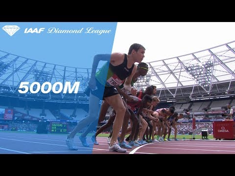 Paul Chelimo 13.14.01 Wins Men&#039;s 5000m - IAAF Diamond League London 2018