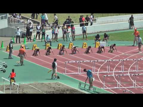 H29　千葉県高校総体　男子110mH　予選5組