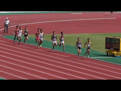 2017 東北総体 陸上 男子800メートル予選2組目