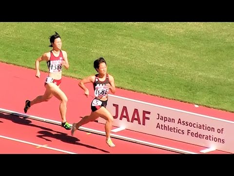 2015ユース陸上女子 800ｍ 予選3組 20151017