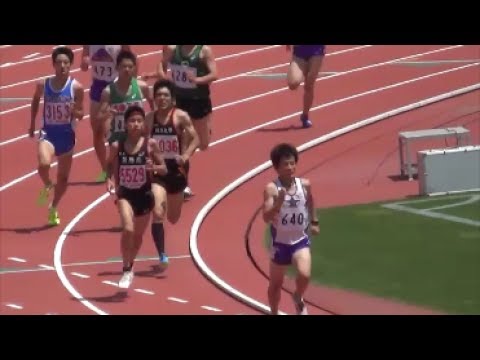 群馬県陸上記録会2017 男子800m3組