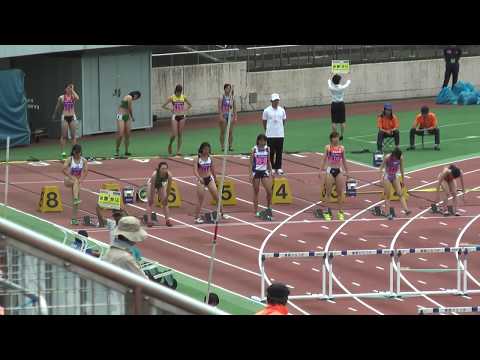 H29　個人選手権　女子100mH　予選6組