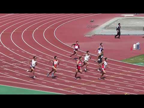 男子200mA決勝 橋元晃志21.38(-1.1) 東日本実業団2019