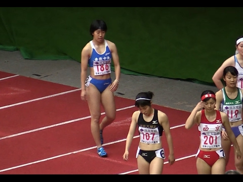 室内陸上2017 女子ジュニア 60m 予選2組 齋藤愛美/倉敷中央 7.56
